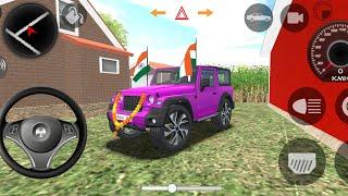 Dollar song Modified Mahindra purple Thar   Indian Cars simulator 3d  Android Gameplay 
