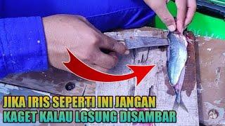 Cara potong umpan ikan yang benar