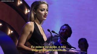 Amber Heard recebe o prêmio de Mulher do Ano de 2017 pela GQ LEGENDADO PTBR