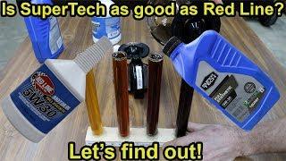 Is SuperTech Synthetic Oil as good as Red Line?  Lets find out