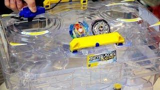 GIANT BATTLE TOWER STADIUM Unboxing & Review - Beyblade Burst Evolution