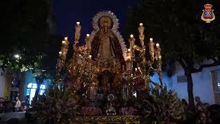 La Virgen de las Mercedes de la Puerta Real a los sones de Alma de la Trinidad  #GloriasSevilla24