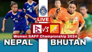 Nepal vs Bhutan Live & Womens SAFF Championship 2024 Details