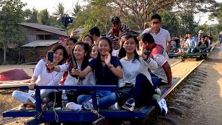 Bamboo Train at Battambang Province - Tourist Attraction in Cambodia