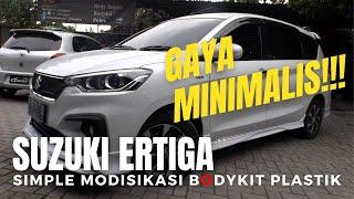 Suzuki Ertiga 2019 Modifikasi Simple dengan Bodykit Bahan Plastik