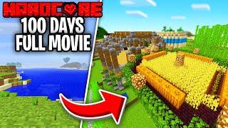 I Survived 100 Days THROUGH EVERY UPDATE in Minecraft FULL MOVIE