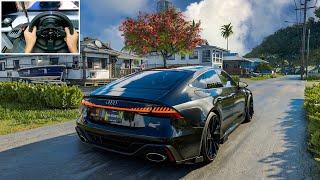 Audi RS7 Sportback - The Crew Motorfest  Thrustmaster T300RS Gameplay