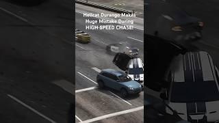 Hellcat Durango Chase ends in Chaos #trx #ram #srt #srt8 #trackhawk #dodge #1000hp #hellcat #fastcar