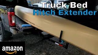 Truck Hitch Bed Extender Hauling Canoe