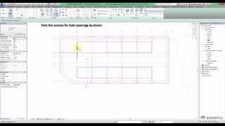 Revit 2015 - Roof with Openings and Slope Arrow