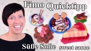 FIMO Quicktipp Süße Soßen - Dessert Sauce Tutorial HDDE EN-Sub