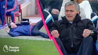 HILARIOUS Premier League Managers Sideline Antics Part One ft. Van Gaal Mourinho & more