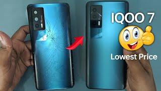 IQOO 7 Back Panel Replacement  How To Replace  Broken Back Cover  Repair