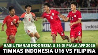  LUAR BIASA INDONESIA  TIMNAS INDONESIA U16 BERHASIL MERAIH KEMENANGAN DI LAGA KE DUA AFF