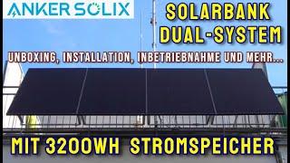 ️Anker SOLIX Solarbank Dual-System E1600 Balkonkraftwerk mit Speicher Installation Solaranlage