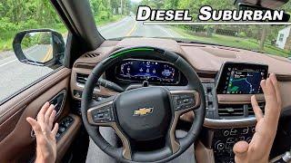 2024 Chevrolet Suburban Diesel High Country - Road Trip Range King POV Binaural Audio