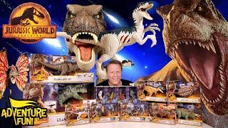 Jurassic World Dominion Official Movie Trailer Dinosaur Toy Action Figures AdventureFun 2022