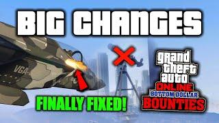 BIG CHANGES In The GTA Online Bottom Dollar Bounties DLC Raiju Tracers Armor Buffs and More