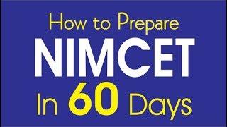 How to Crack NIMCET Exam in 60 days Tips -Tricks MCA Best Strategy NIMCET Best Preparation Plan