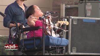 Levitt Schell performer with brittle bone disease bringing awareness to disability rights