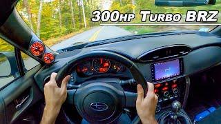 Why Your BRZ Needs a Turbo - 300hp 2016 Subaru BRZ Series HyperBlue POV Drive Binaural Audio