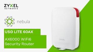 Sicher. Schnell. Unkompliziert. - USG LITE 60AX WiFi 6 All-in-One-Firewall-Router