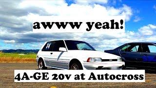 AE82 Corolla FX16 - Autocross with 4AGE 20 valve