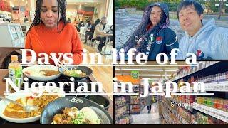 Days in life of a Nigerian in Japan Introvert  Date X living alone Shopping ️