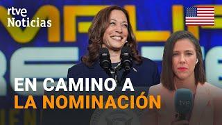 ELECCIONES EE.UU. Empieza la VOTACIÓN para designar a KAMALA HARRIS como CANDIDATA DEMÓCRATA  RTVE