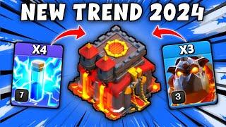 TH10 Zap Lavaloon Attack Strategy  Lavaloon Attack Th10 Clash of Clans