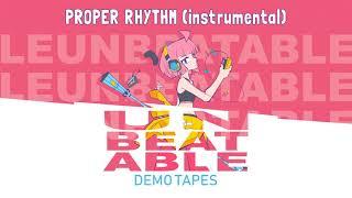 UNBEATABLE OST - PROPER RHYTHM instrumental by peak divide