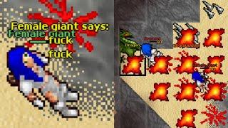 NET DOWN & ONE OF THE FUNNIEST DISASTERS IN OLD TIBIA Rubera 2005 7.4