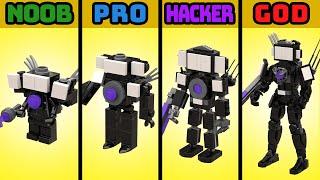 LEGO Titan TV Man Noob  Pro  Hacker  God Skibidi Toilet