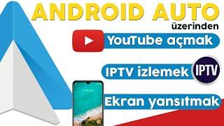 1 Android Auto Youtube İzleme - Telefon Ekranını Yansıtma