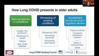 Long COVID ECHO Session 2 Long COVID in Pediatric Populations and Older Adults