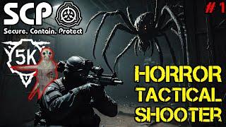 SCP 5K 0.14  HORROR ACTICAL SHOOTER  AREA 12 CHAPTER 1  SPIDER PIG