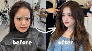 Extreme Glow Up Transformation in Korea k-pop idol makeup and hair celebrity skin laser treatment