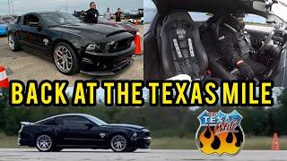 Back at the Texas Mile 2023 With the 2014 Shelby GT500 Supersnake New PB