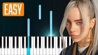 Billie Eilish - lovely with Khalid 100% EASY PIANO TUTORIAL