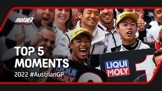 Top 5 Moto2™ Moments  2022 #AustrianGP