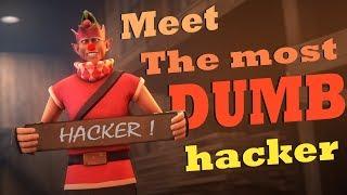 TF2 - The DUMBEST Hacker Ever  Delfy vs HACKER 