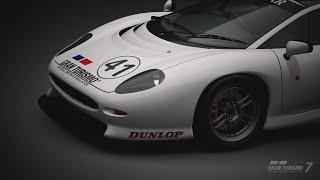 Evolution of the Jaguar XJ220 Race Car in Gran Turismo 1999 - 2023  GT2 - GT7