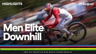 Men Elite Downhill Highlights  2024 UCI Mountain Bike World Championships