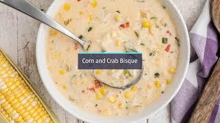 Corn and Crab Bisque