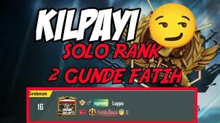 ARADA KALDIM   TEKLİ ÜŞN RANK KASMA TAKTİKLERİ SOLO RANK PUBG MOBİLE FATİHE NASIL KASILIR #shorts