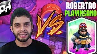 BRUNO PLAYHARD vs. PLAY INSANO  Batalha Incrivél no online - Clash Royale