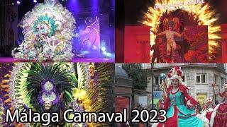 After movie Carnival in Málaga 2023  Spain 4K