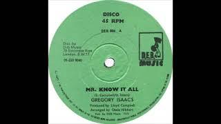Gregory Isaacs - Mr. Know It All  Wars Of The Stars