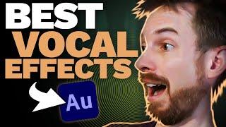 My Top 3 Vocal Effects in Adobe Audition QUICK tutorial