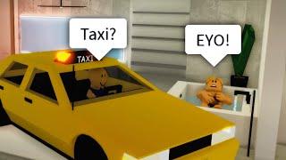ROBLOX Brookhaven RP - FUNNY MOMENTS TAXI 13